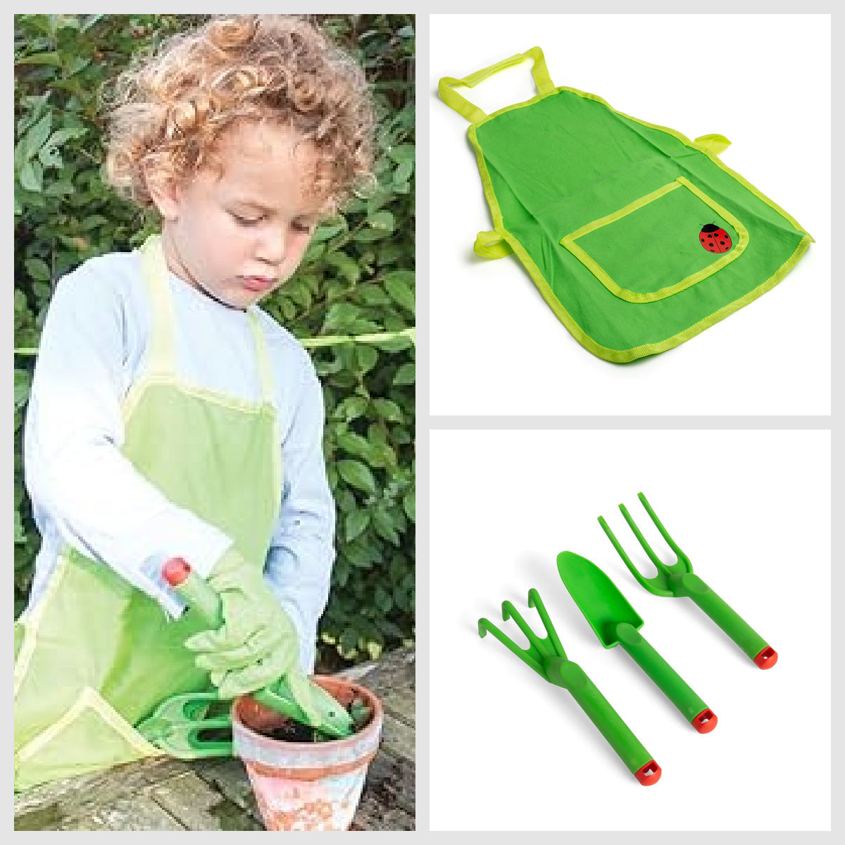Bigjigs Gardening Apron & Tool Set